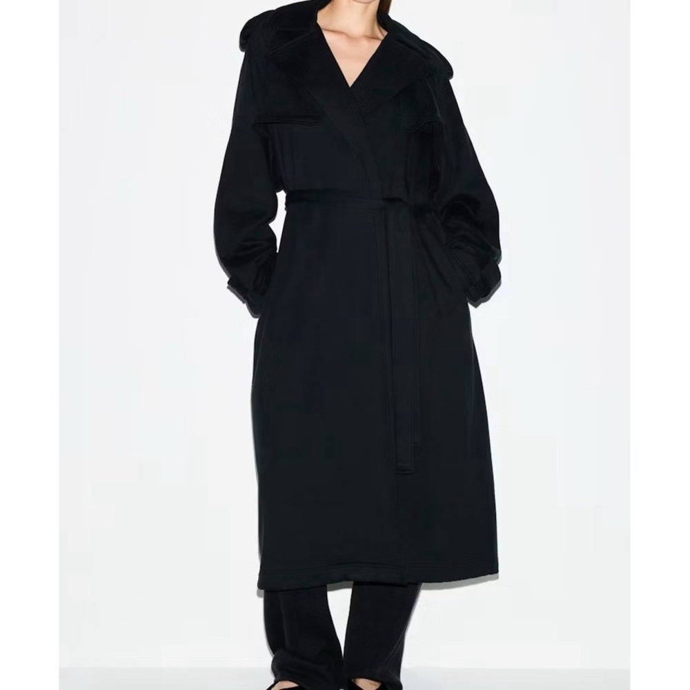 Skims Women’s Oversized Onyx Trench Coat